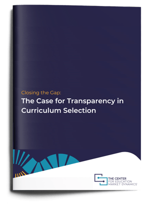 Curriculum Transparency Report - SM Front Cover