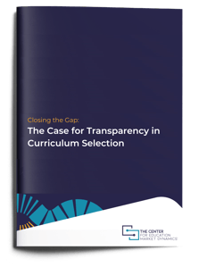 Curriculum Transparency Report - SM Front Cover